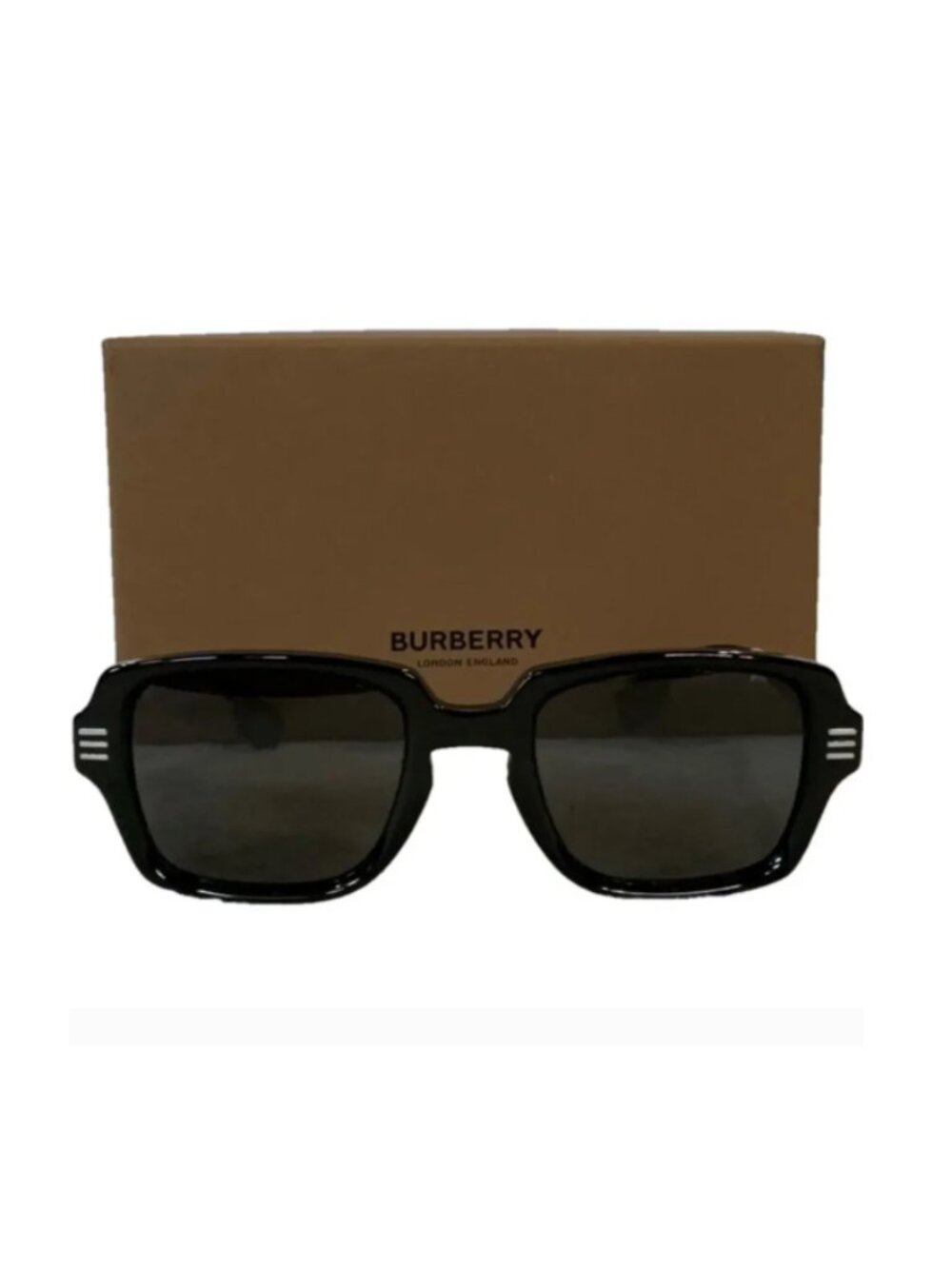 NEW BURBERRY Black Sunglasses for Men